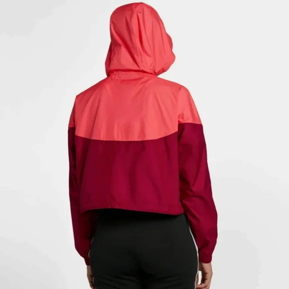 NWT Women's Nike Sportswear Heritage Crop Windrunner Jacket - Picture 7 of 8